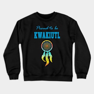 Native American Kwakiutl Dreamcatcher 48 Crewneck Sweatshirt